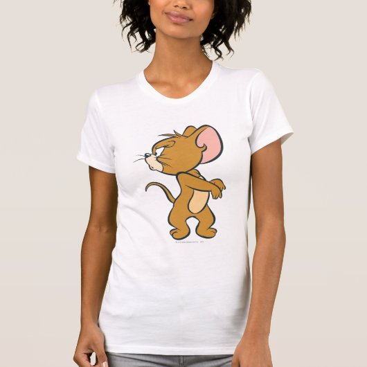 T-shirt Jerry Regarder En Arrière En Colère (Devant)