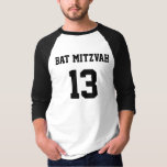 T-shirt Jersey bat mitzvah Sports<br><div class="desc">T-shirt de l'équipe de sport. Bat mitzvah 13.</div>