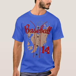 T-shirt Jersey De Baseball Numéro 14 Kids Baseball Uniform