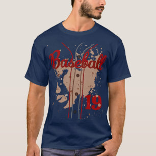 T-shirt Jersey De Baseball Numéro 19 Enfants Baseball Unif