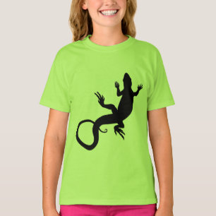 T-shirt Jersey de baseball Reptile Lizard Art Girl's Jerse
