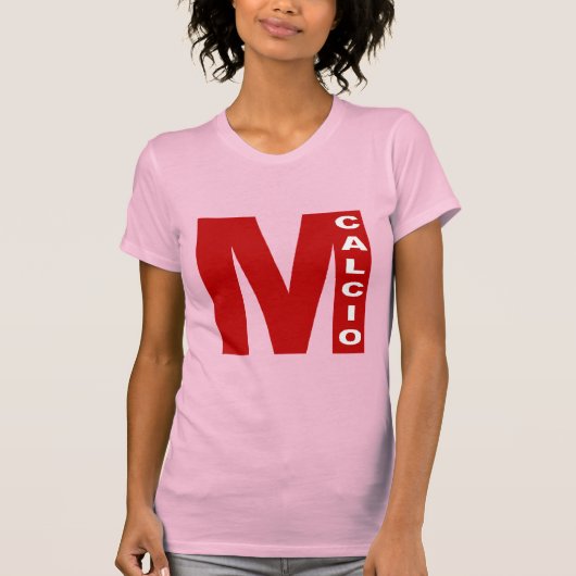 T-shirt jersey dun roze MILANO CALCIO (Voorkant)