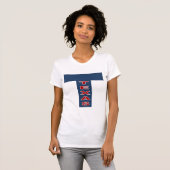T-shirt jersey fin blanc TEXAS (Devant entier)