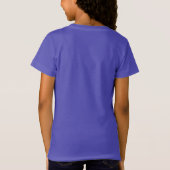 T-shirt jersey fin pourpre Design NOEL (Dos)