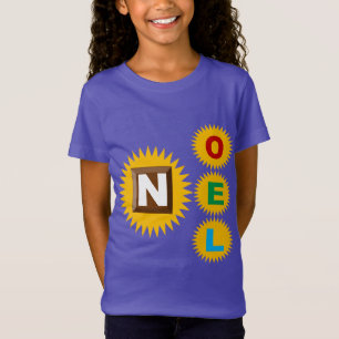 T-shirt jersey fin pourpre NOEL SOLEIL CHOCOLAT