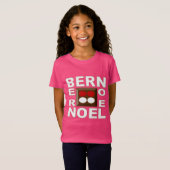 T-shirt jersey fin rose Design BERN NOEL (Devant entier)