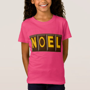 T-shirt jersey fin rose Design NOEL CHOCOLAT
