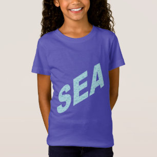T-shirt jersey fin violet filles SEA