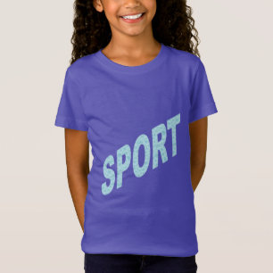 T-shirt jersey fin violet filles SPORT