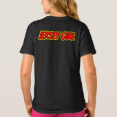 T-shirt Jersey rouge et jaune fille (Dos)