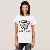 T-shirt Jersey Shore Clam Fest (Devant entier)