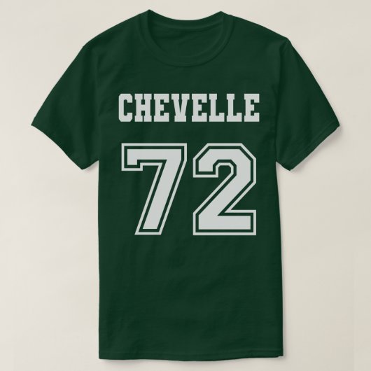 T-shirt Jersey Style Chevelle 72 1972 Old School Muscle Ca (Design devant)