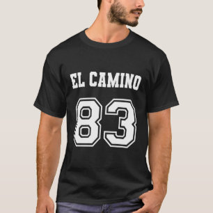 T-shirt Jersey Style El Camino 83 1983 Old School Muscle C