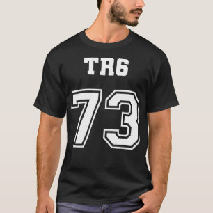 T-shirt Jersey Style Triumph TR6 73 1973 Anglais S
