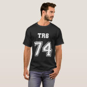 T-shirt Jersey Style Triumph Tr6 74 1974 Anglais S (Devant entier)