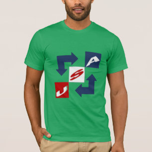 T-shirt jersey vert gazon homme DESIGN USA