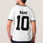 T-shirt Jerseys de football personnalisés pour l'équipe ma (Dos entier)