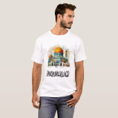 T-shirt Jérusalem Al Quds Paix Justice et Liberté (Devant entier)