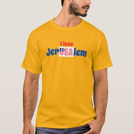 T-shirt Jérusalem USA (Devant)
