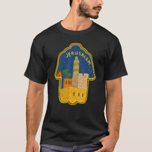 T-shirt Jérusalem Ville Israël souvenir pour hommes femmes