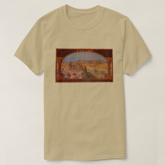 T-shirt Jérusalem vintage (Design devant)