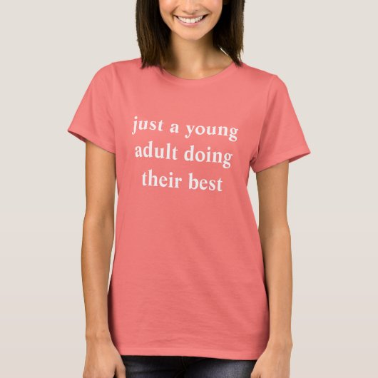T-shirt j'essaie (Devant)