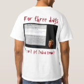 T-shirt J'essaie Mark Shirt par RoseWrites (Dos)