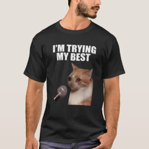 T-shirt J'essaie mon meilleur idiot en train de pleurer ch