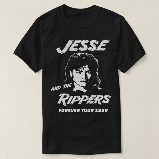 T-shirt Jesse Et Les Rippers Drôle 90's (Design devant)