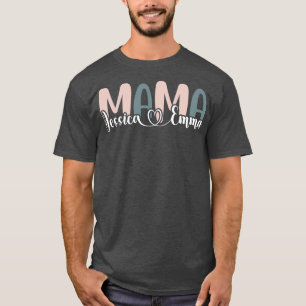 T-shirt Jessica Emma mère mère maman Mimi Gigi tante famil