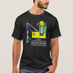 T-shirt Jester Crane Mardi Gras Mignonnes Garçons Enfants