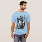 T-shirt Jester Death et le jeune homme (Devant entier)