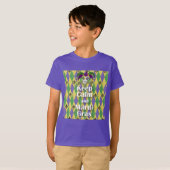 T-shirt Jester Mask Keep Calm and Mardi Gras (Devant entier)