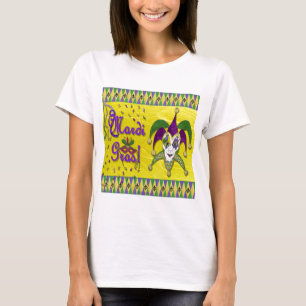 T-shirt Jester Mask Mardi Gras Arlequin