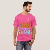 T-shirt Jésus 2 Poisson 5 Pains 5000 Choisis Contre Le (Devant entier)