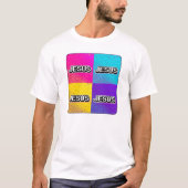 T-shirt JESUS - 4 Carrés (Devant)