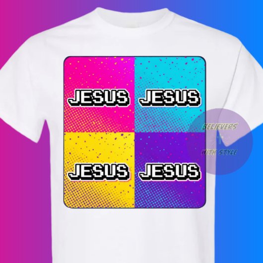 T-shirt JESUS - 4 Square 