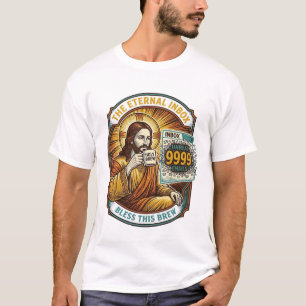 T-shirt Jésus 9999 Emails Non Lus Boîte de Réception Zéro