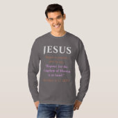 T-shirt JÉSUS A Commencé À Prêcher : Repentez-Vous. Cuivre (Devant entier)