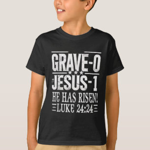 T-shirt Jésus A Défait Grave Le Dimanche De Pâques Il Est