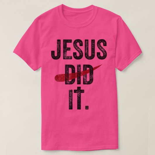 T-shirt jésus a fait la chemise classique (Design devant)