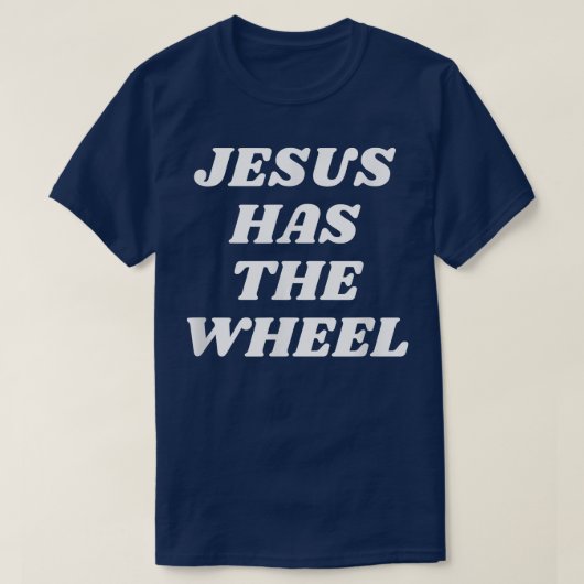T-shirt Jésus a la roue (Design devant)