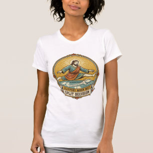 T-shirt Jésus a laissé tomber du savon mouillé en glissant