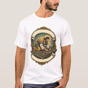 T-shirt Jésus a laissé tomber une petite vis épaisse de ta