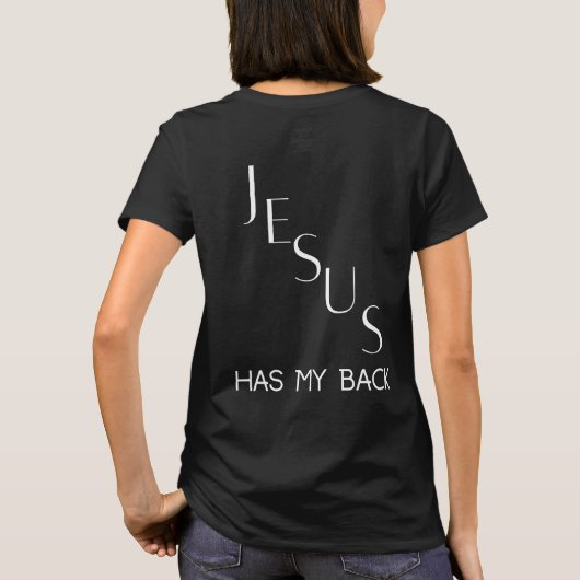 T-shirt Jésus A Toujours Mon Dos (Dos)