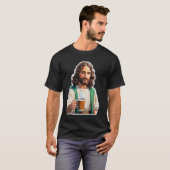 T-shirt Jésus aime le café (Devant entier)