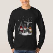 T-shirt Jésus amour | Jesus Faith Hope Love Snowman (Devant)