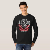 T-shirt Jesus and Baseball Team Jesus Christian Matthew 28 (Devant entier)