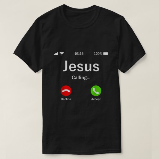 T-shirt Jésus Appelle Chrétien (Design devant)