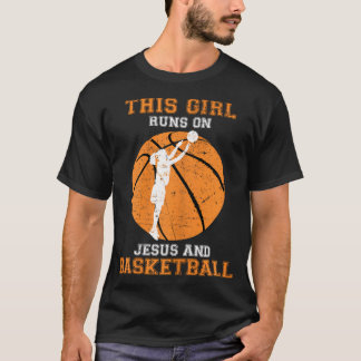 T-shirt Jésus Basketball dit des cadeaux chrétiens Ado fil
